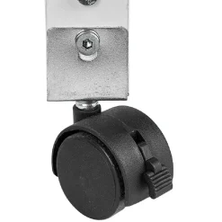 Gifi Desserte de cuisine mdf métal blanc gris