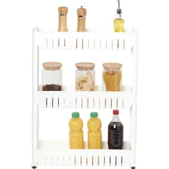 Gifi Desserte de cuisine étroite à 3 niveaux