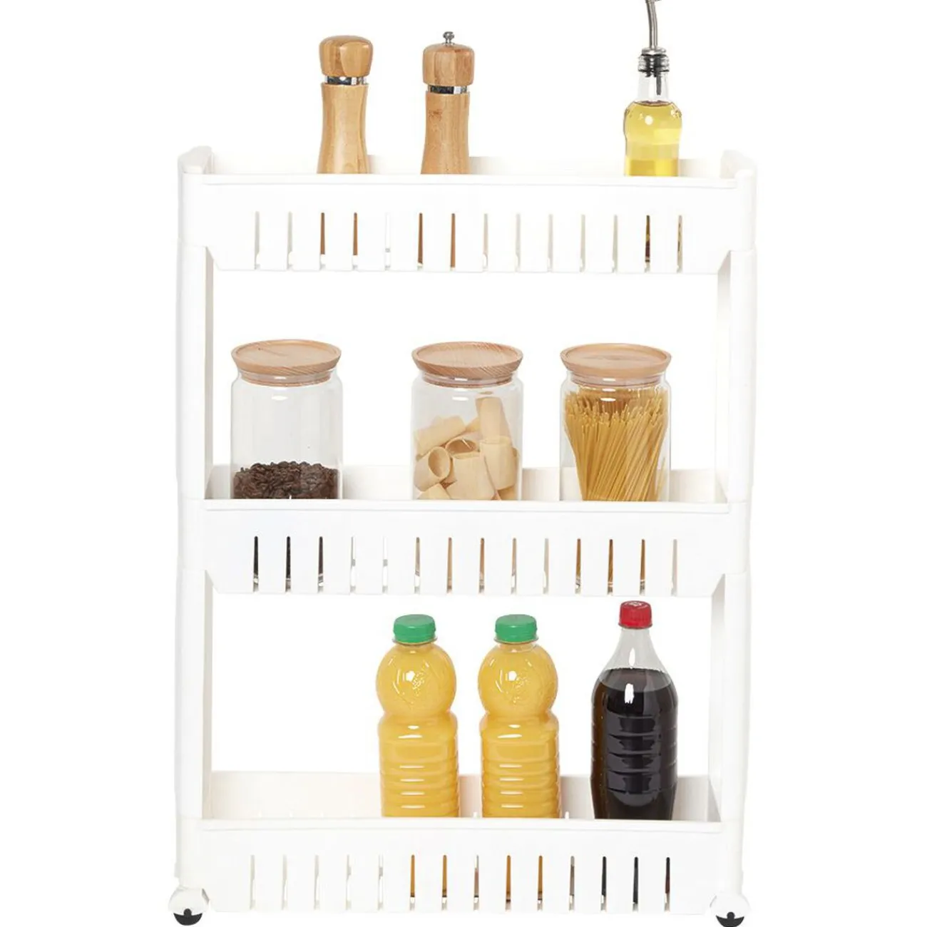 Gifi Desserte de cuisine étroite à 3 niveaux