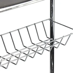 Gifi Aménagement Salle De Bain^Desserte de salle de bains 4 niveaux métal gris