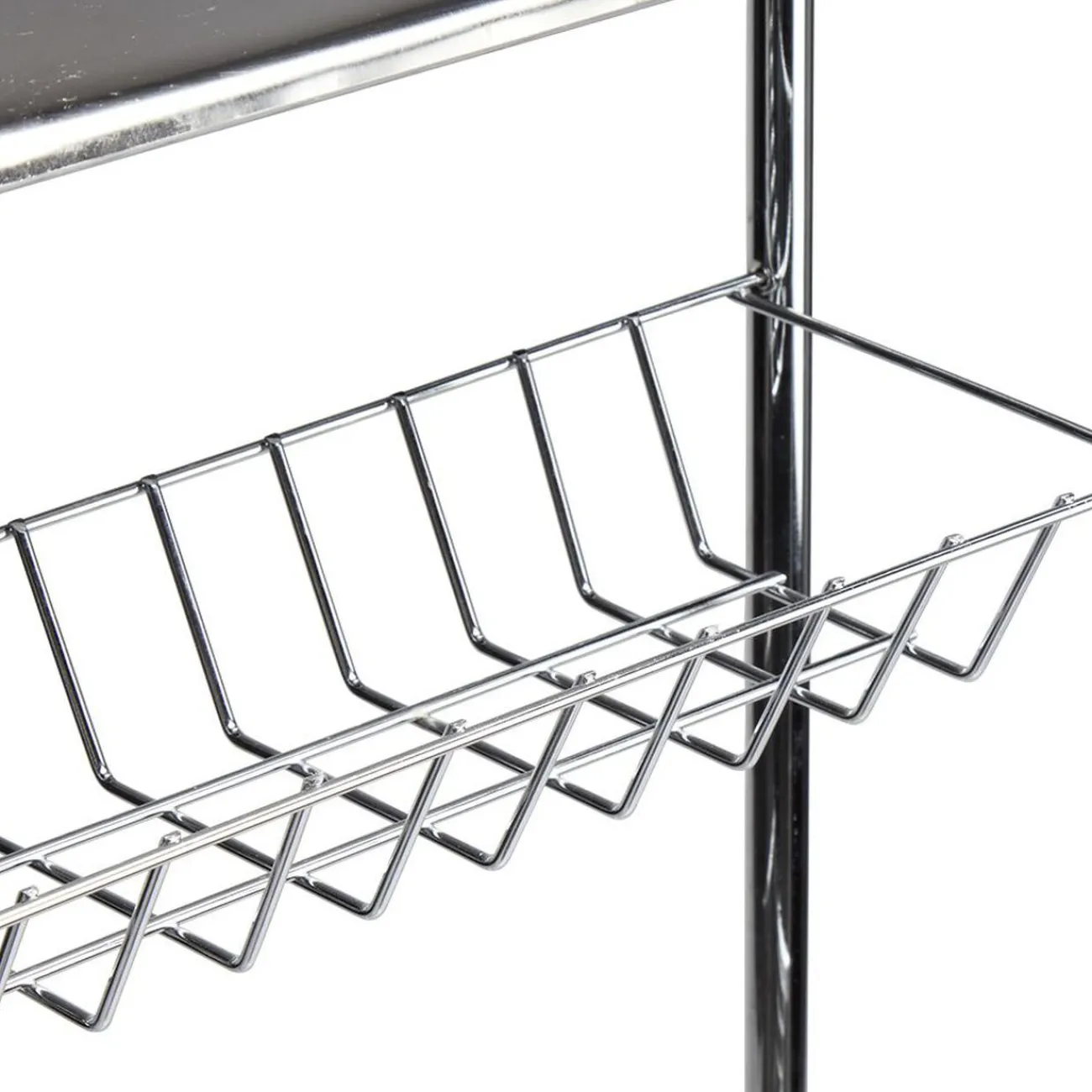 Gifi Aménagement Salle De Bain^Desserte de salle de bains 4 niveaux métal gris