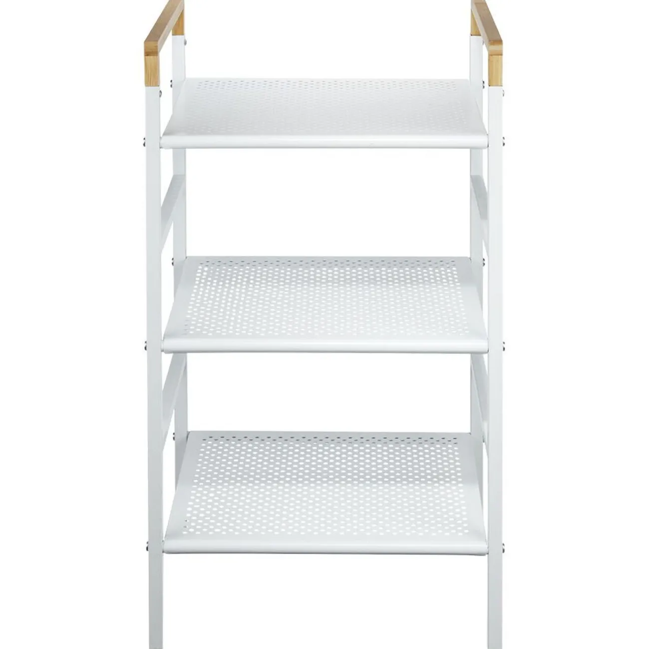 Gifi Aménagement Salle De Bain^Desserte de salle de bains 3 niveaux métal blanc