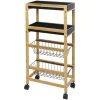 Gifi Desserte en bambou 4 niveaux