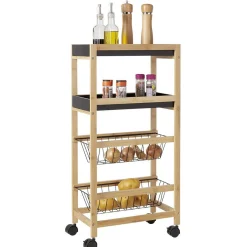 Gifi Desserte en bambou 4 niveaux