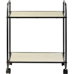 Gifi Desserte style industriel sur roulettes naturel et noir