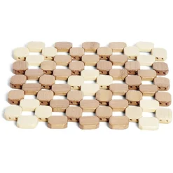 Gifi Dessous de plat carré en bambou 19x19cm