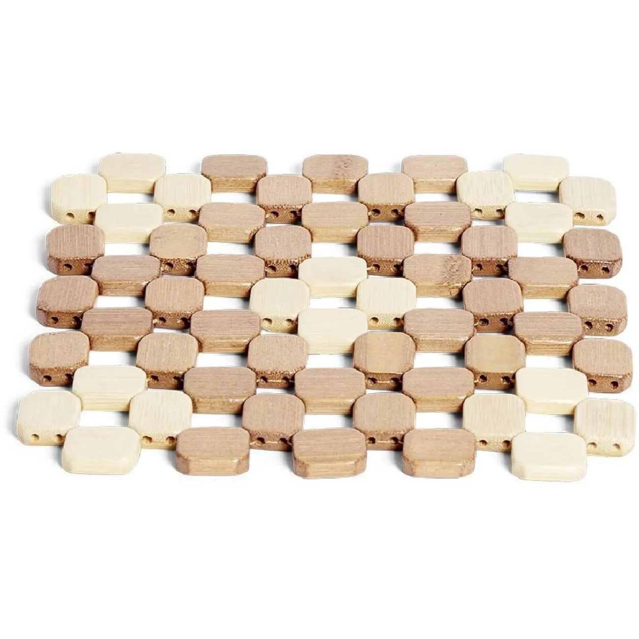 Gifi Dessous de plat carré en bambou 19x19cm