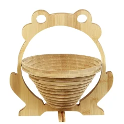 Gifi Nettoyage Et Entretien|Dessous de plat 2en1 corbeille à fruits bambou