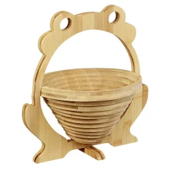 Gifi Nettoyage Et Entretien|Dessous de plat 2en1 corbeille à fruits bambou