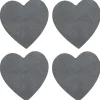 Gifi Dessous de verre ardoise coeur x4