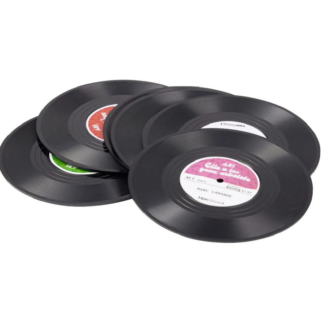 Gifi Dessous de verre décor vinyle x6