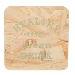 Gifi Dessous de verre My little garden en bois x4