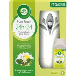 Gifi Nettoyage Et Entretien|Diffuseur Air Wick automatique avec recharge Jasmin et fleurs blanches
