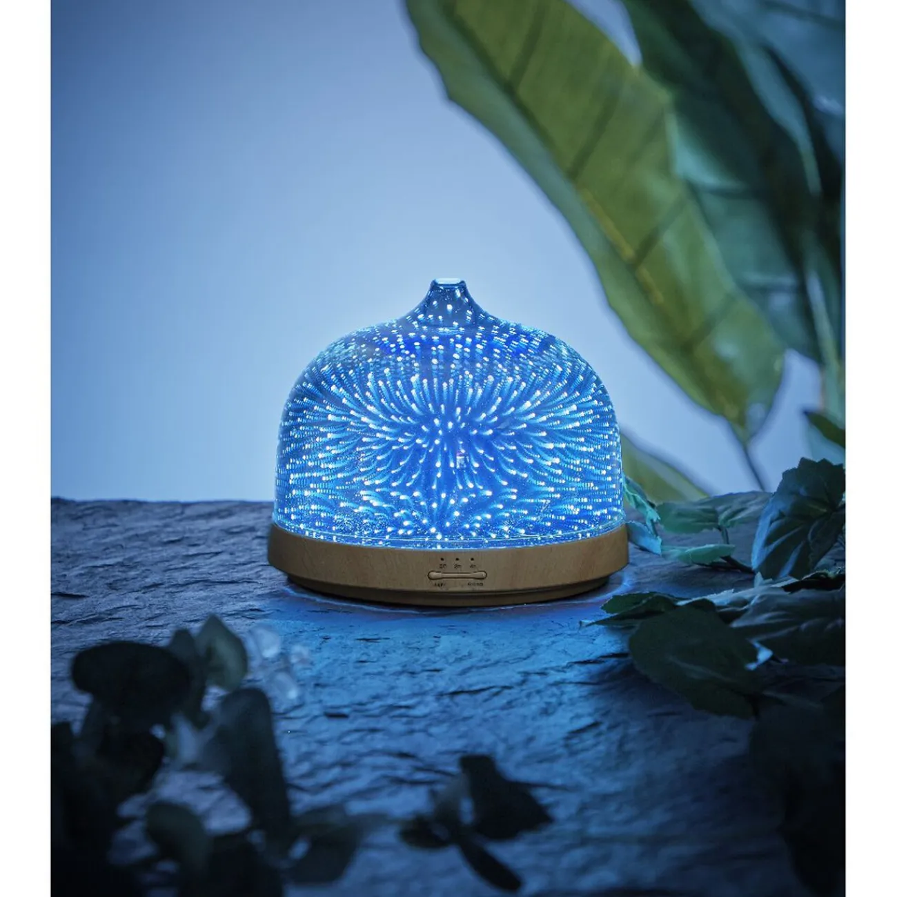 Gifi Bien-Être^Diffuseur d'huiles essentielles lumineux effet corail océan