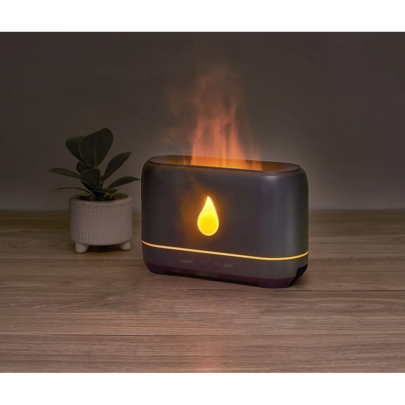 Gifi Bien-Être^Diffuseur d'huiles essentielles à flamme noir