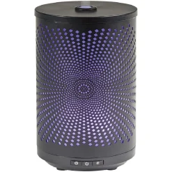 Gifi Bien-Être^Diffuseur ultrasonique lumineux Mességué cylindrique noir 120 ml