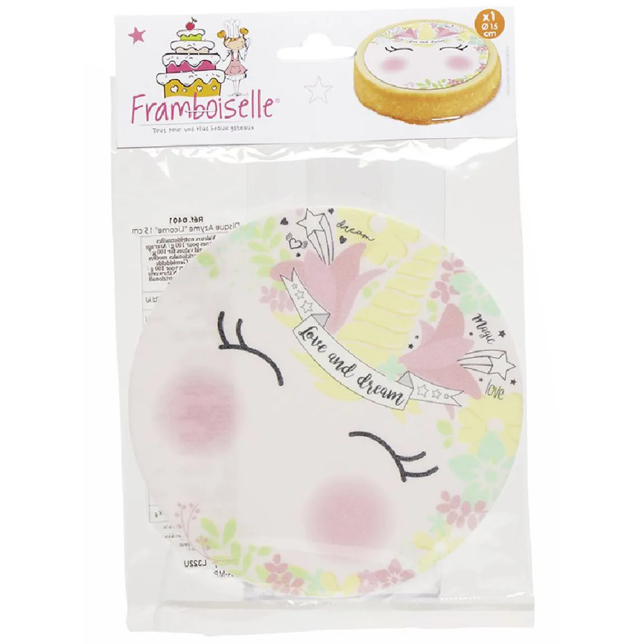 Gifi Disque azyme motif licorne 20 g