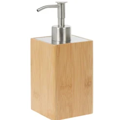 Gifi Aménagement Salle De Bain^Distributeur à savon bambou marron naturel