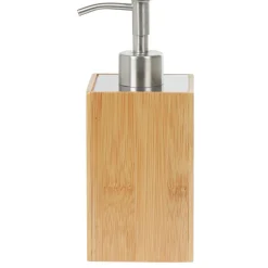 Gifi Aménagement Salle De Bain^Distributeur à savon bambou marron naturel