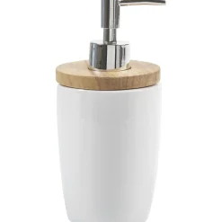 Gifi Aménagement Salle De Bain^Distributeur à savon blanc beige