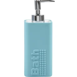 Gifi Aménagement Salle De Bain^Distributeur à savon bleu