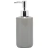 Gifi Aménagement Salle De Bain^Distributeur à savon céramique gris