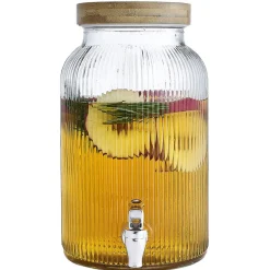 Gifi Distributeur boisson en verre 5,5L