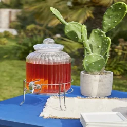 Gifi Distributeur de boisson avec support métal 5 L