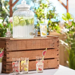 Gifi Distributeur de boisson avec support métal 5 L