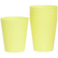 Gifi Distributeur de boisson en plastique avec robinet et 4 gobelets