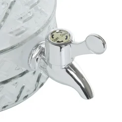 Gifi Distributeur de boissons fontaine transparent doré