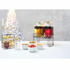 Gifi Distributeur de boissons fontaine x2 avec support