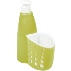 Gifi Nettoyage Et Entretien|Distributeur de liquide vaisselle avec compartiment à éponge