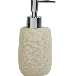 Gifi Aménagement Salle De Bain^Distributeur de savon beige