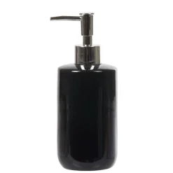 Gifi Aménagement Salle De Bain^Distributeur de savon céramique noir