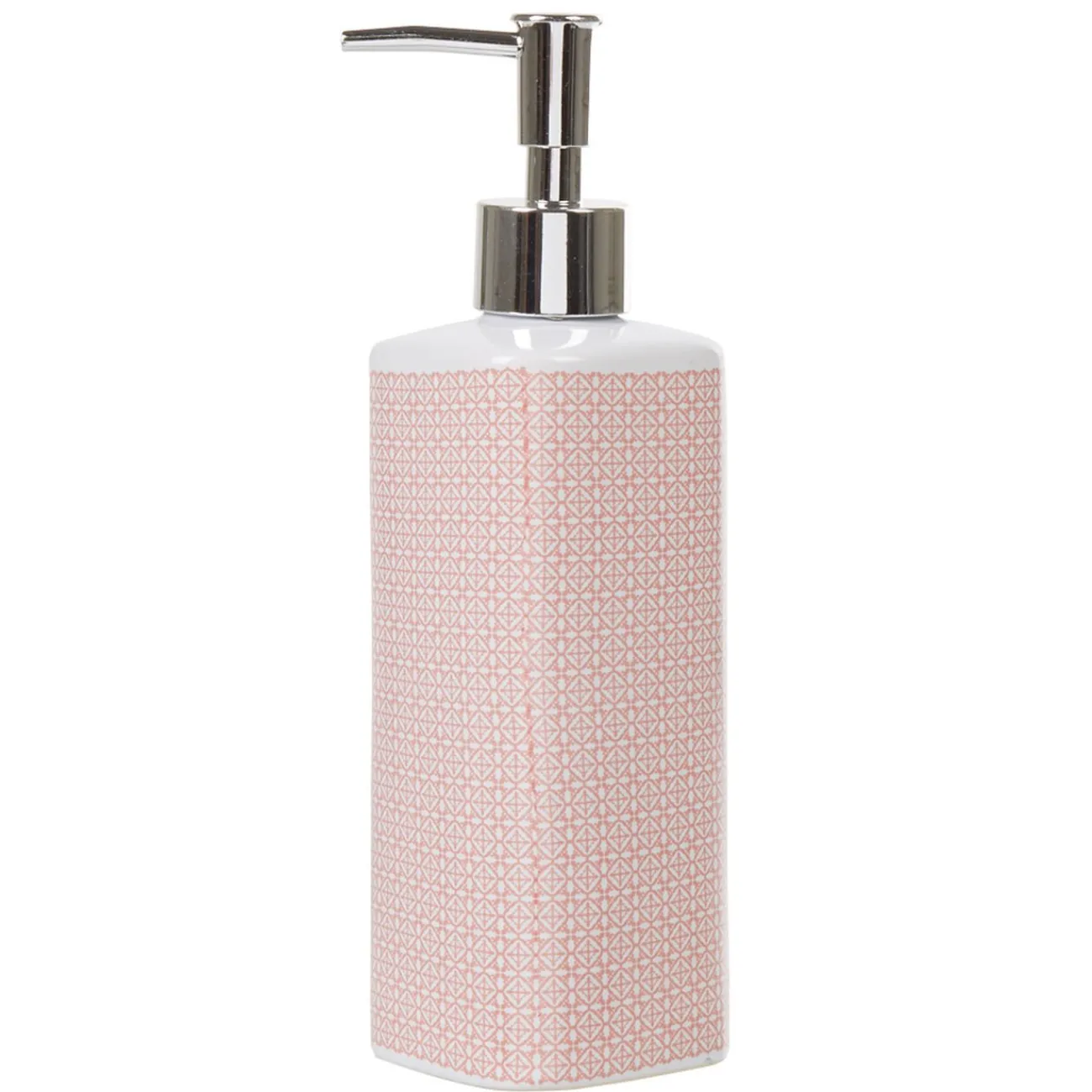 Gifi Aménagement Salle De Bain^Distributeur de savon céramique carreau de ciment rose