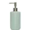 Gifi Aménagement Salle De Bain^Distributeur de savon céramique vert