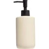 Gifi Aménagement Salle De Bain^Distributeur de savon céramique beige Ø7xH18,5cm