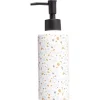 Gifi Aménagement Salle De Bain^Distributeur de savon céramique motif terrazzo Ø6xH15cm