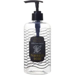 Gifi Aménagement Salle De Bain^Distributeur de savon plastique imprimé 500 ml