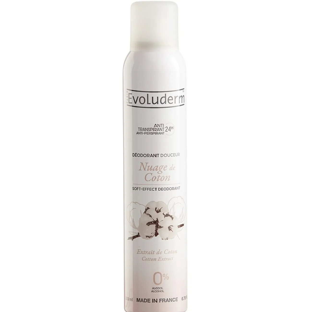Gifi Bien-Être^Déodorant Evoluderm nuage coton douceur 200 ml