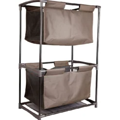 Gifi Rangement|DOUBLE PANIERE A LINGE