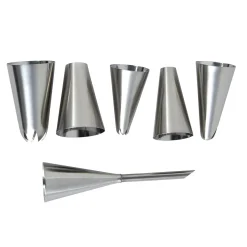 Gifi Douilles à pâtisserie Cuisilux en inox x6