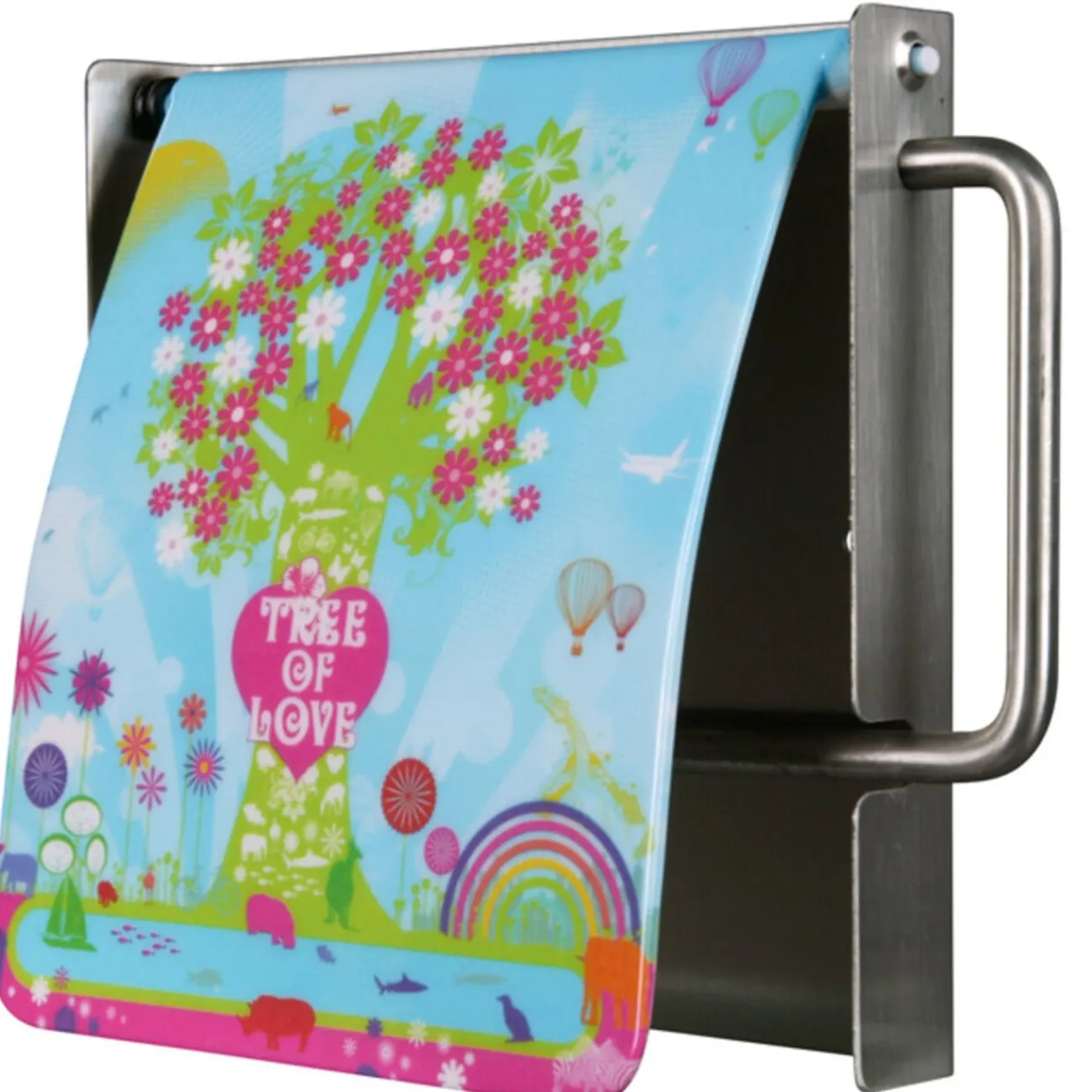 Gifi Equipement Douche^Dérouleur papier toilette Tree of Love