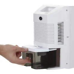 Gifi Ventilateur^Déshumidificateur d'air Homday blanc et noir