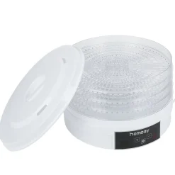 Gifi Déshydrateur alimentaire Homday 350W ABS blanc Ø30cm