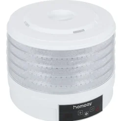 Gifi Déshydrateur alimentaire Homday 350W ABS blanc Ø30cm