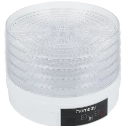 Gifi Déshydrateur alimentaire Homday 350W ABS blanc Ø30cm