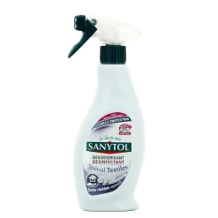 Gifi Nettoyage Et Entretien|Désodorisant Sanytol spécial textiles 500 ml parfum fleurs blanches