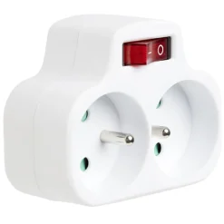 Gifi Accessoires Électriques^Duplite 2x16A avec interrupteur